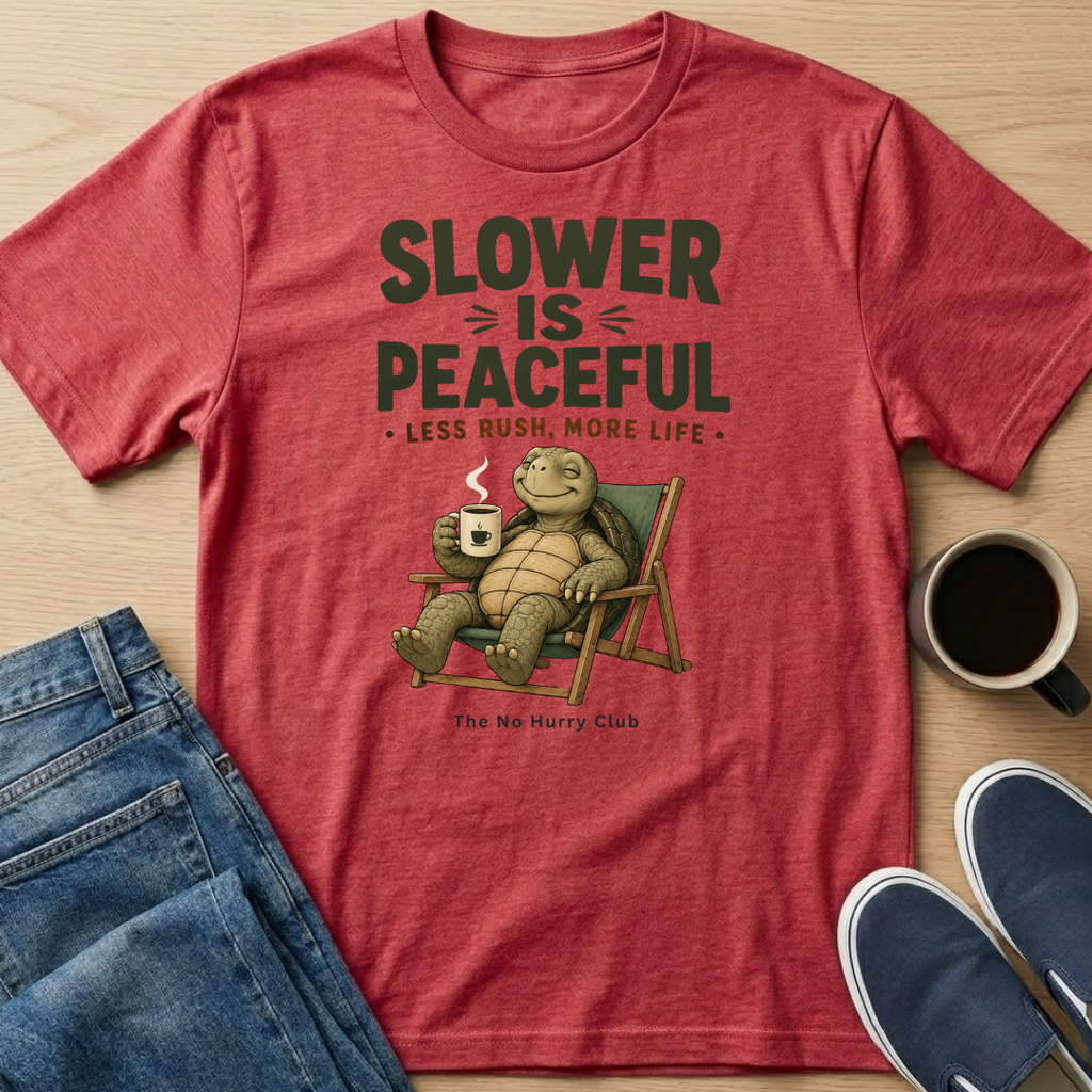 Slower Is Peaceful T-Shirt