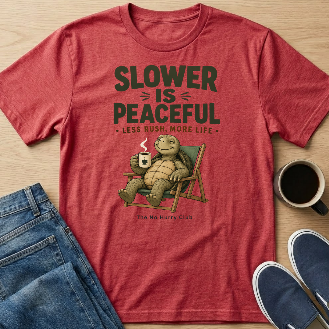 Slower Is Peaceful T-Shirt