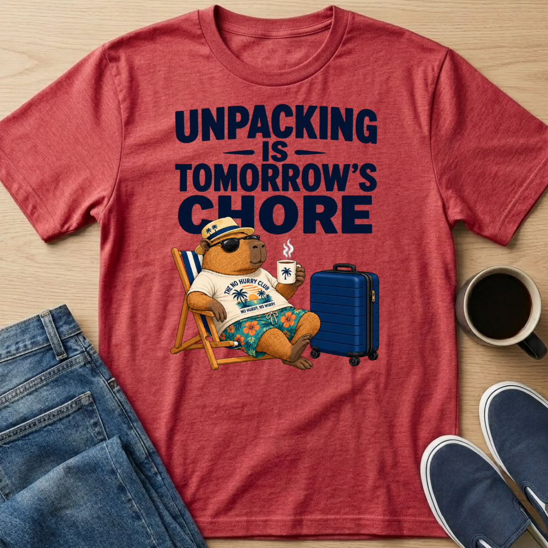 Unpacking Is Tomorrow's Chore T-Shirt