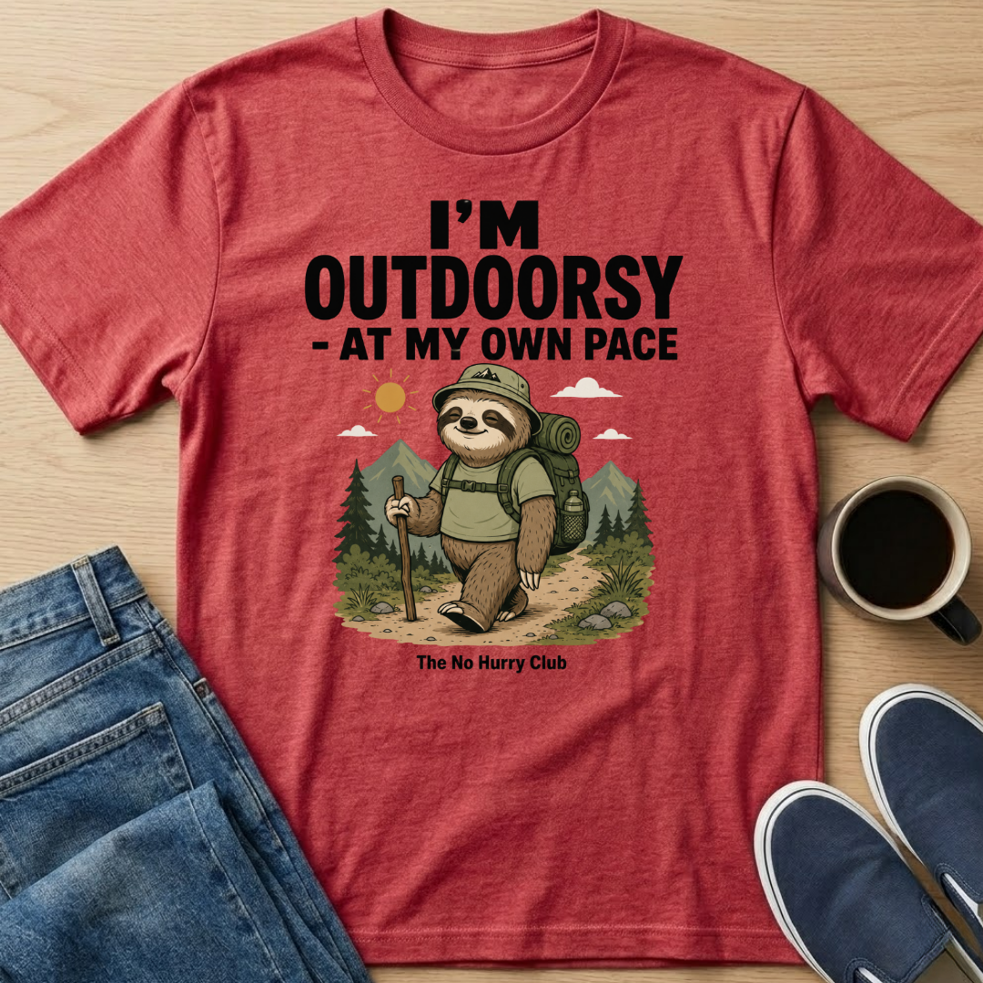 I'm Outdoorsy Sloth T-Shirt