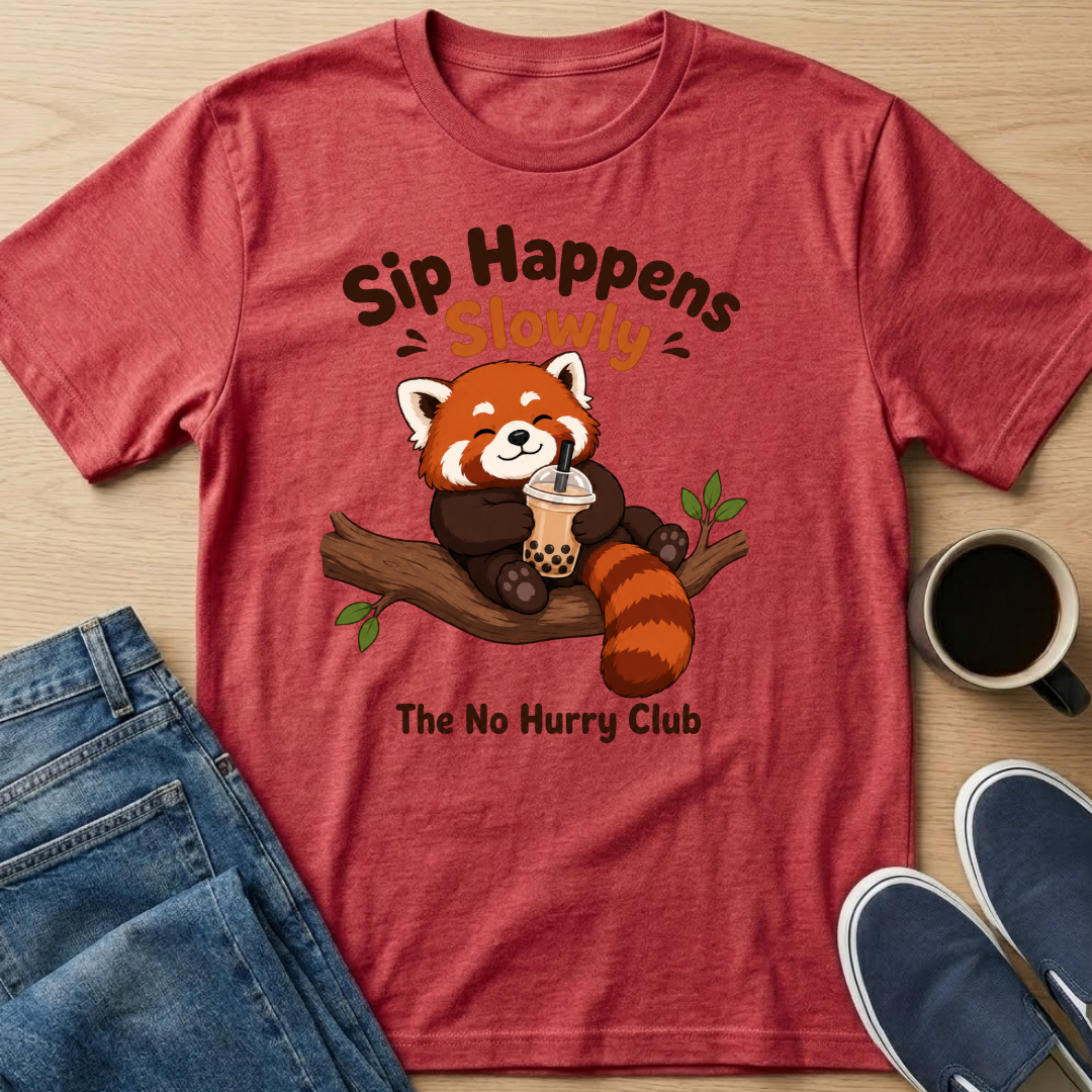 Sip Happens Slowly T-Shirt