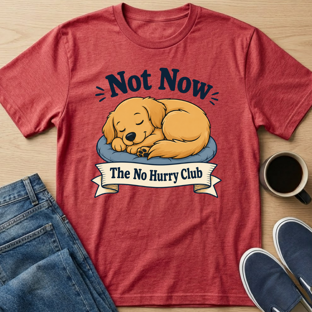 Not Now Dog T-Shirt
