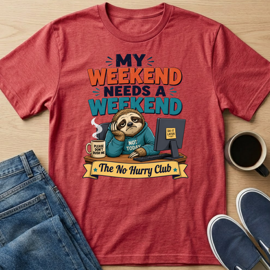 My Weekend Sloth T-Shirt