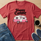 Happy Camper - Pink T-Shirt