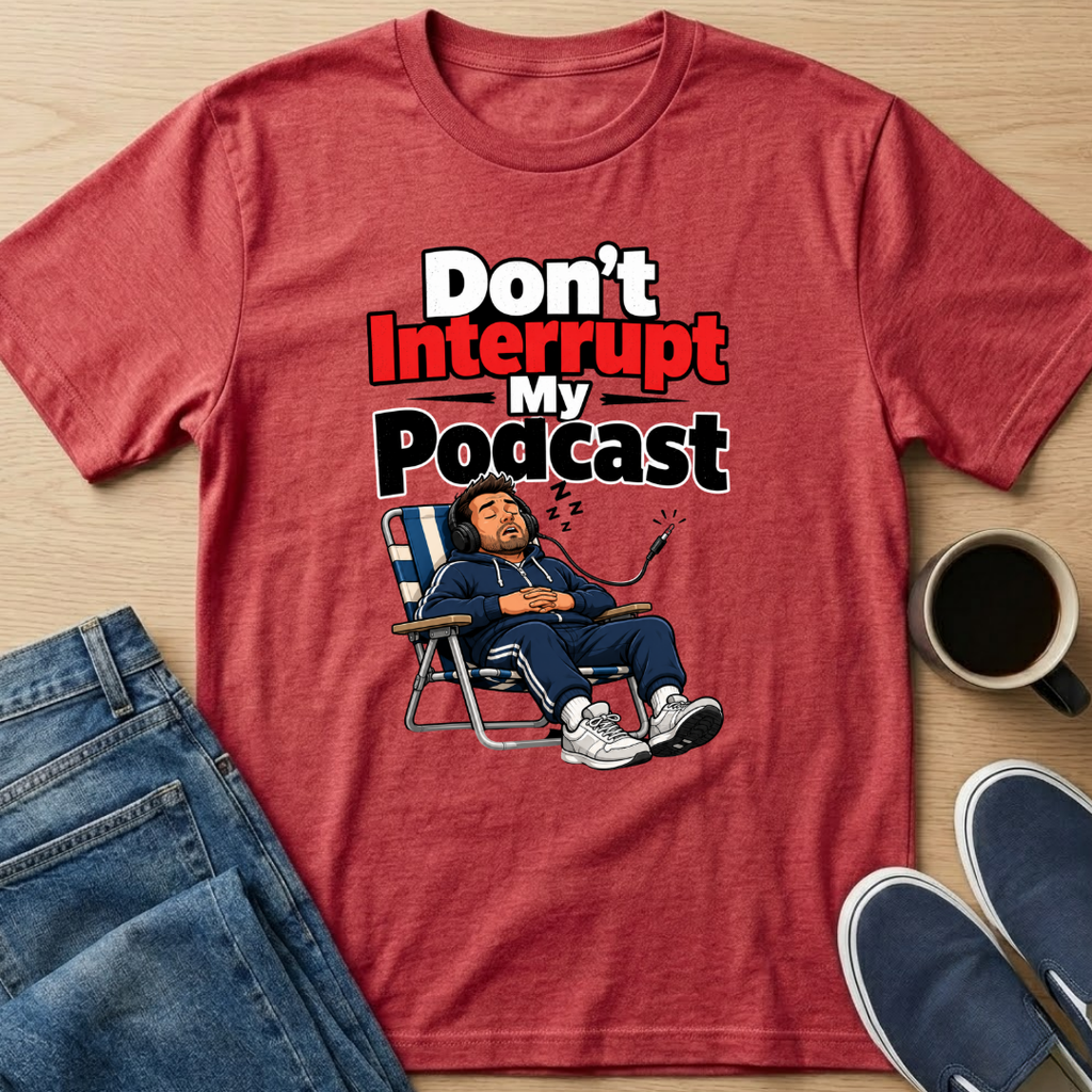 Podcast Man T-Shirt