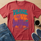 Peace, Love and Procrastination T-Shirt