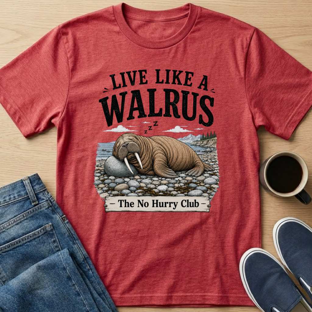Live Like A Walrus T-Shirt