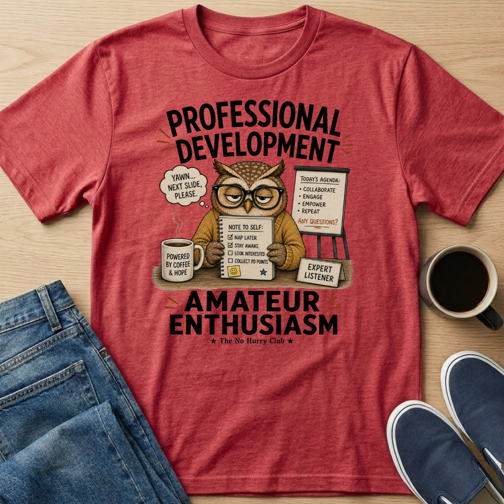 Amateur Enthusiasm Owl T-Shirt