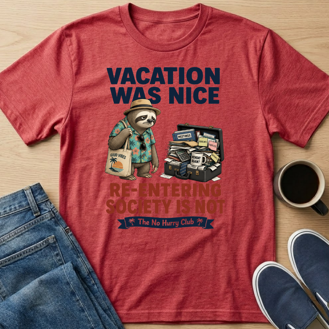 Vacation Was Nice T-Shirt