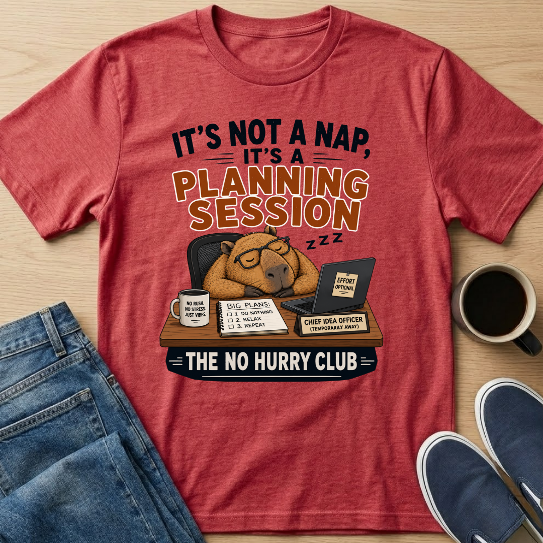It's Not A Nap Capybara T-Shirt