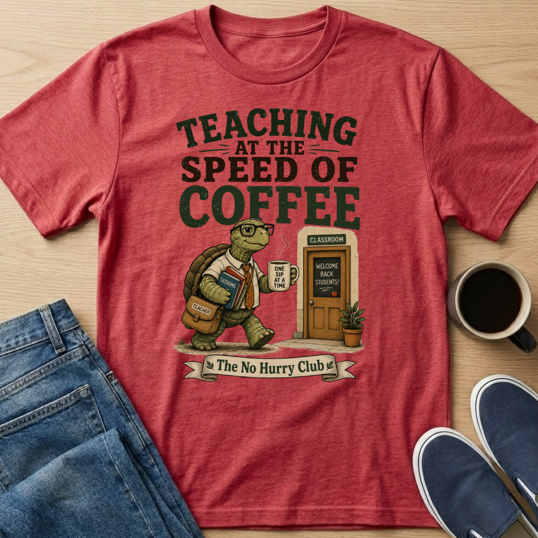 Teaching At The Speed Of Coffee T-Shirt