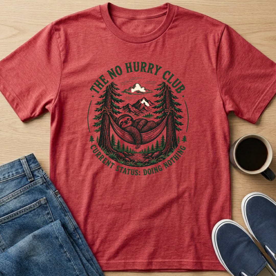 Doing Nothing Sloth T-Shirt