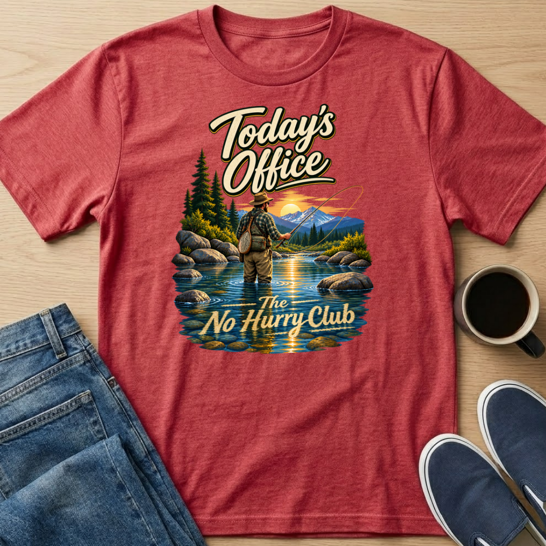 Today's Office Fisherman T-Shirt