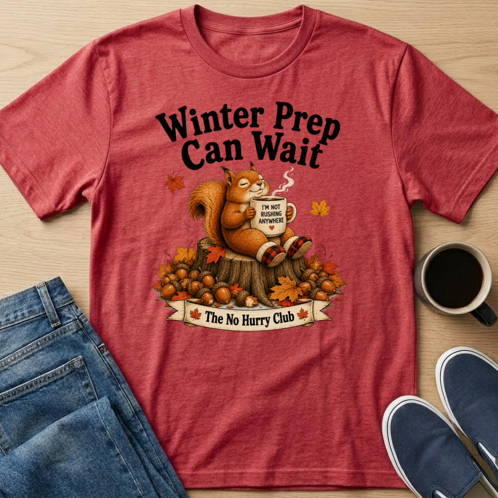Winter Prep Squirrel T-Shirt