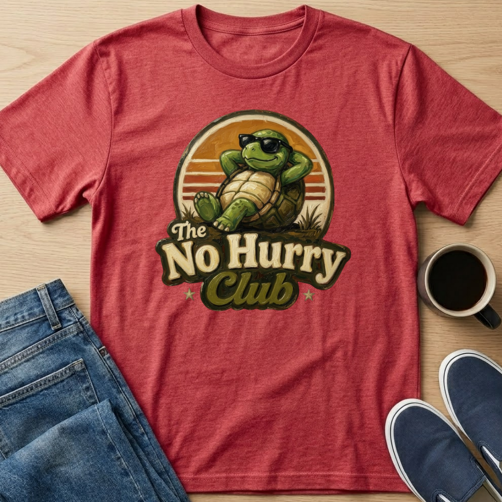 Turtle Sunset Painting T-Shirt