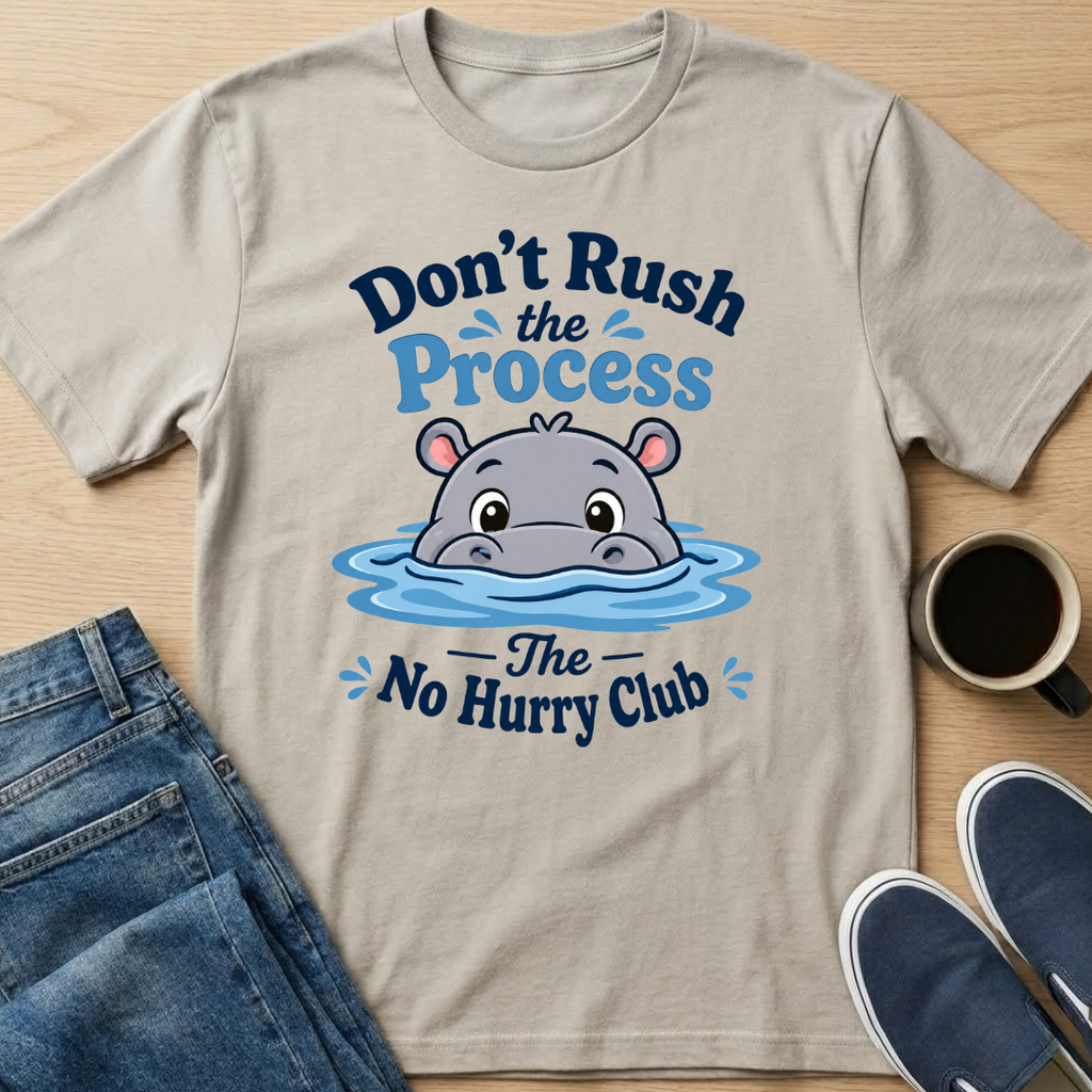 Don't Rush Hippo T-Shirt