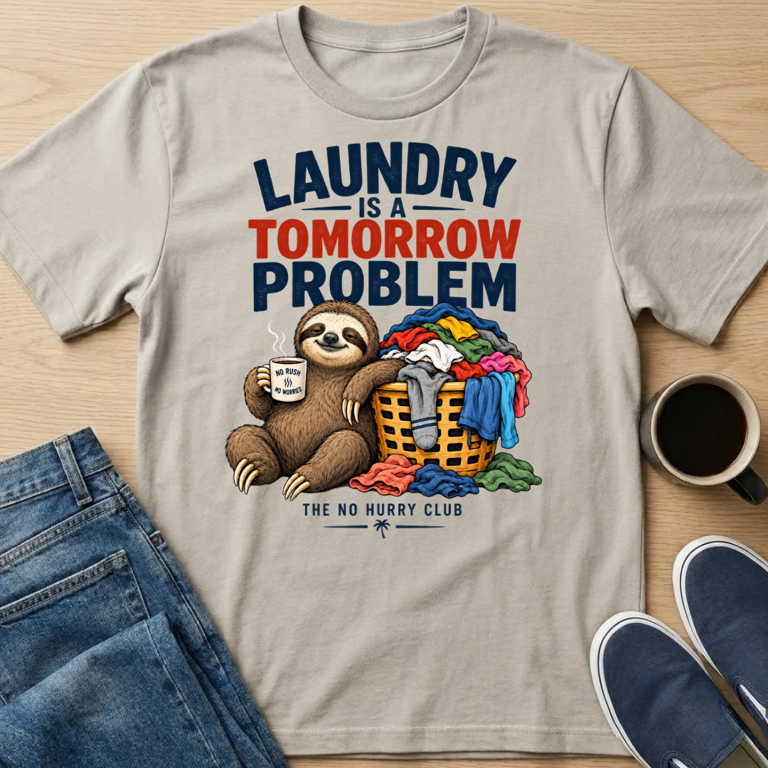 Laundry Is A Tomorrow Problem T-Shirt