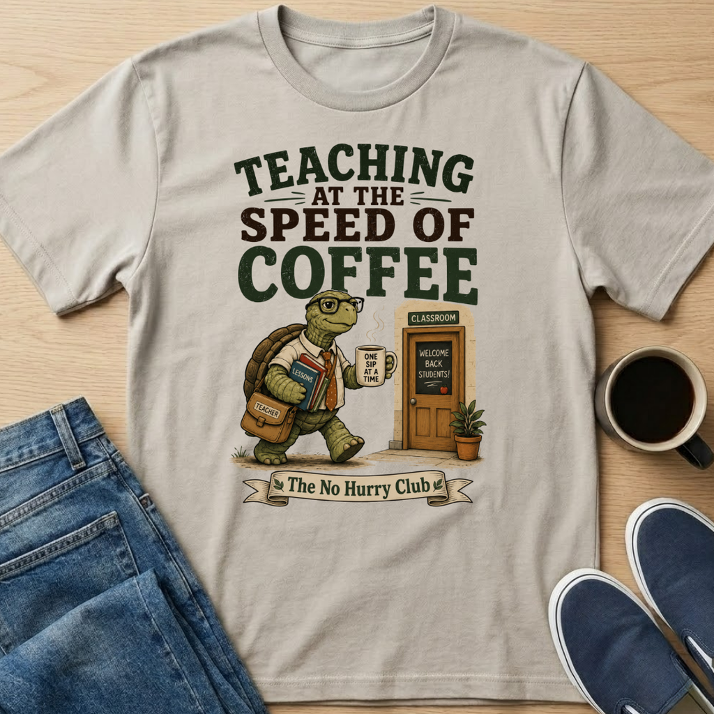 Teaching At The Speed Of Coffee T-Shirt