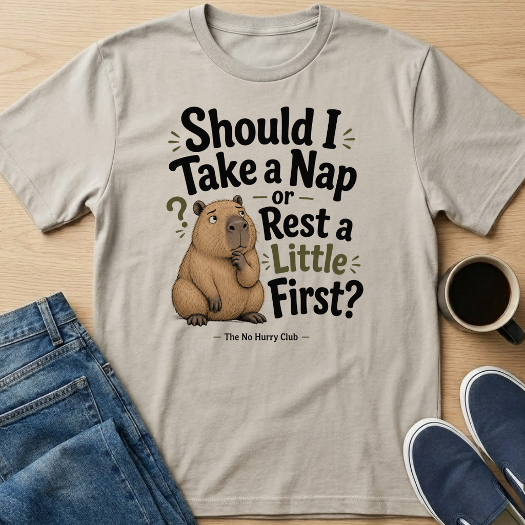 Rest a Little Capybara T-Shirt