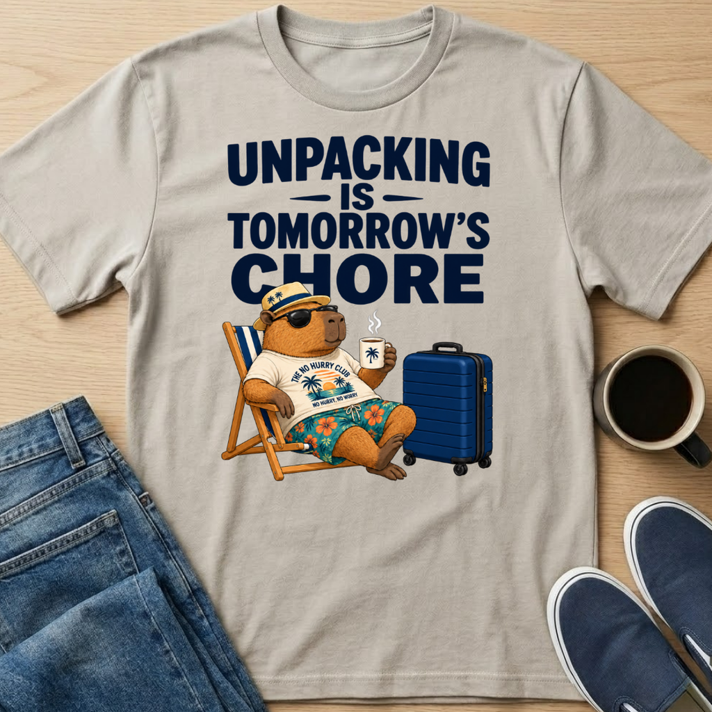 Unpacking Is Tomorrow's Chore T-Shirt