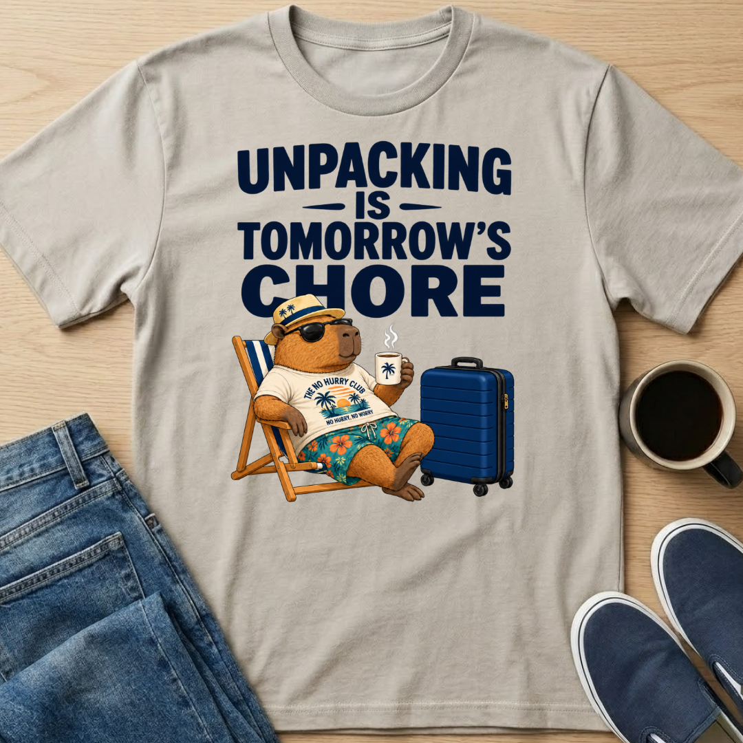 Unpacking Is Tomorrow's Chore T-Shirt