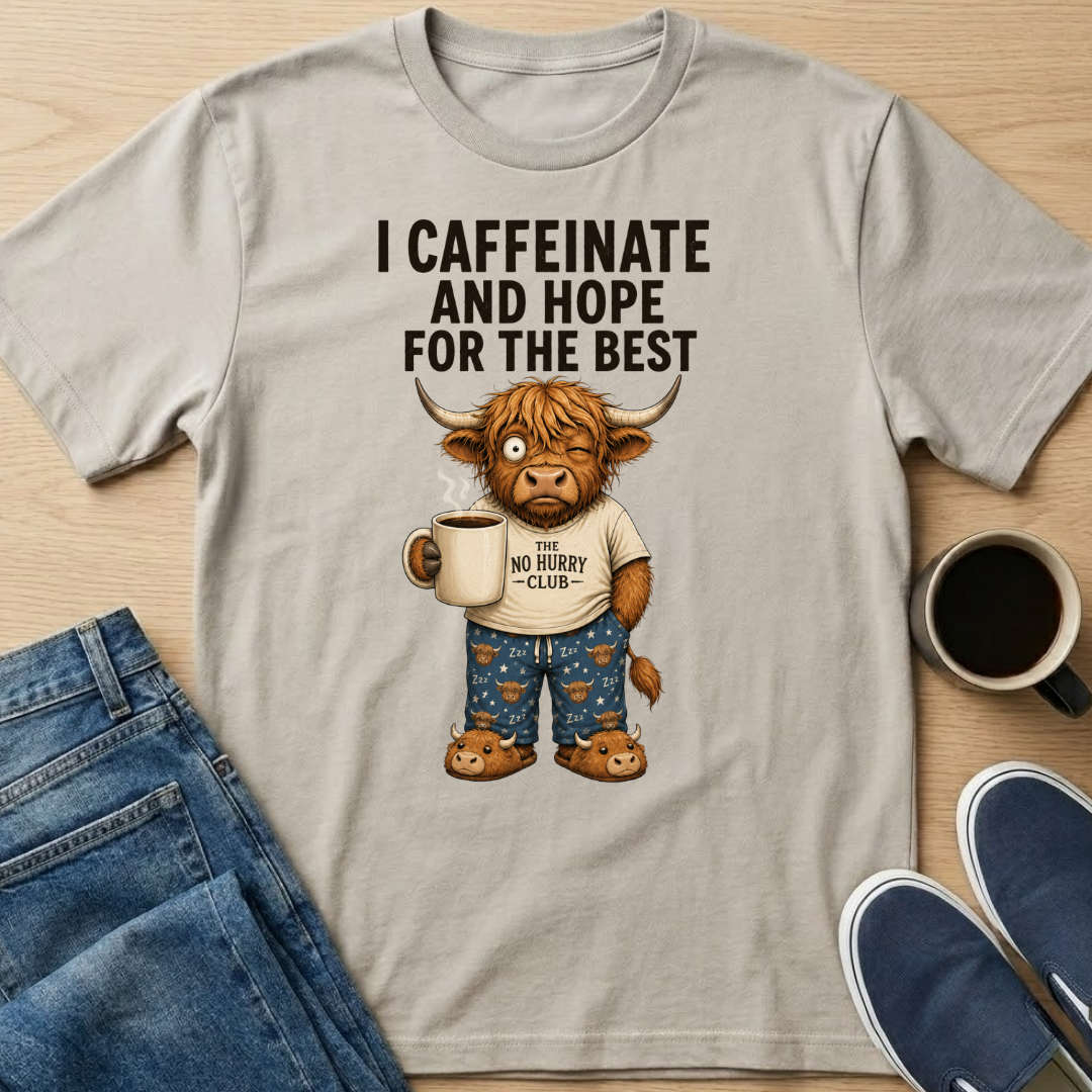 I Caffeinate Bull T-Shirt