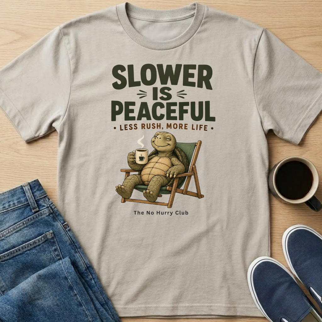 Slower Is Peaceful T-Shirt