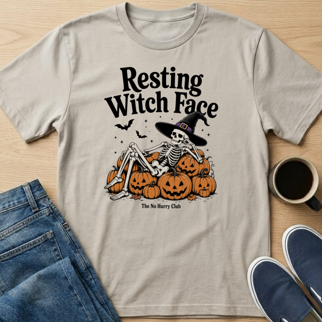 Resting Witch Face Skelly T-Shirt