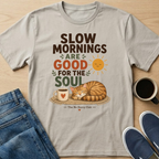 Slow Mornings Cat T-Shirt