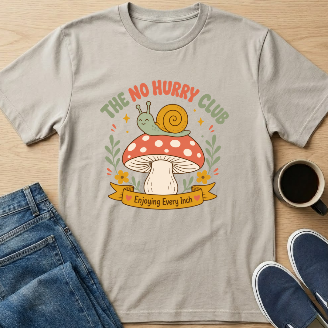 Enjoying Every Inch Mushroom T-Shirt
