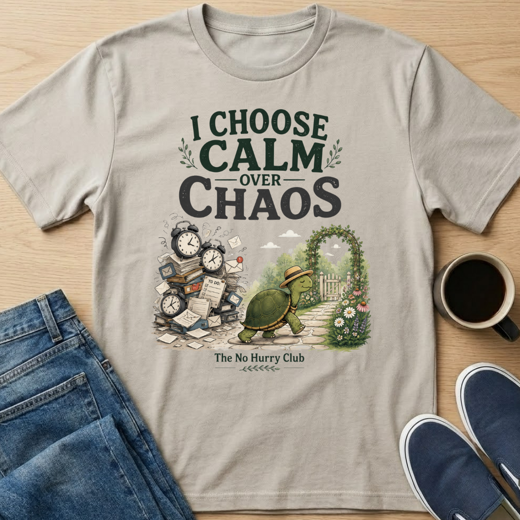 I Choose Calm Turtle T-Shirt