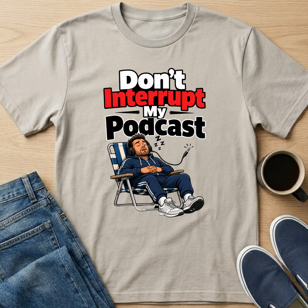 Podcast Man T-Shirt