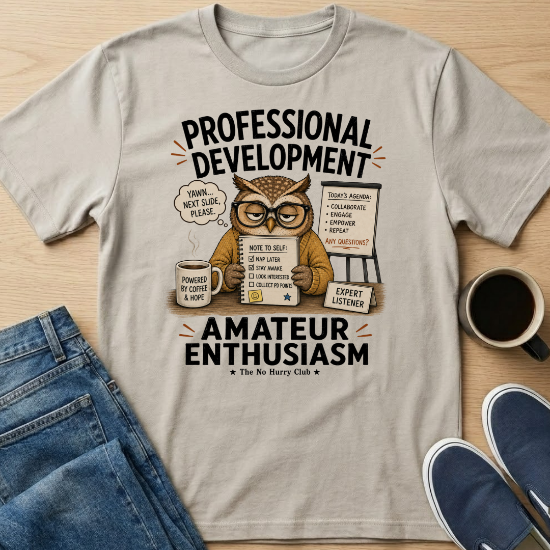 Amateur Enthusiasm Owl T-Shirt
