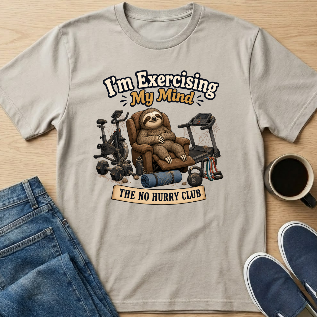 I'm Exercising My Mind T-Shirt