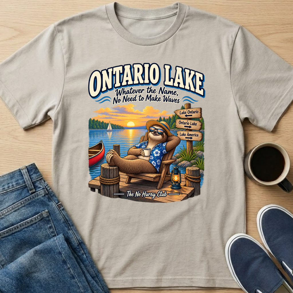 Ontario Lake Waves T-Shirt