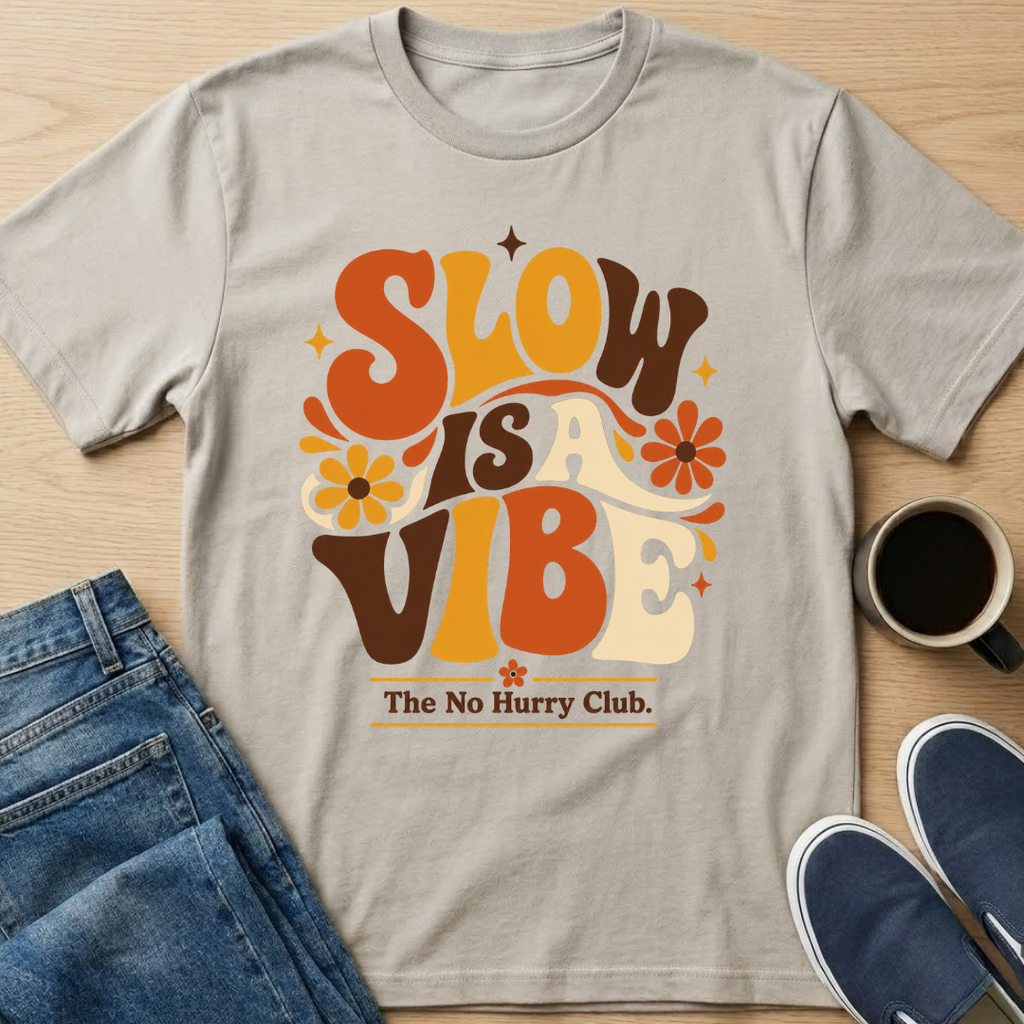 70's Slow Is A Vibe T-Shirt