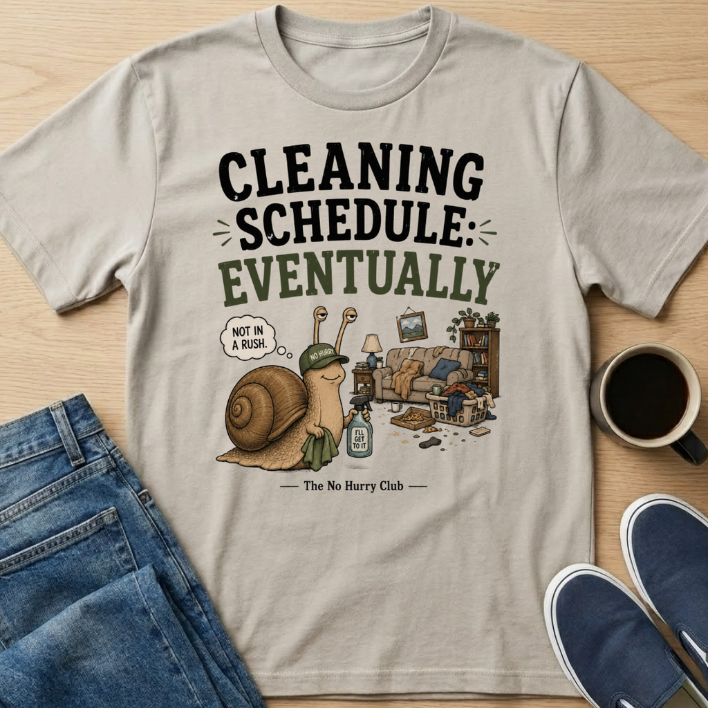 Cleaning Schedule T-Shirt