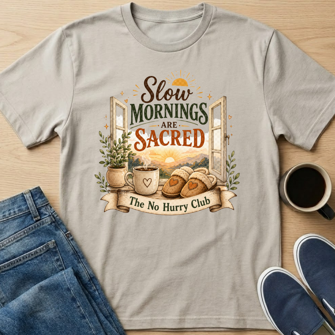 Slow Mornings Are Sacred T-Shirt