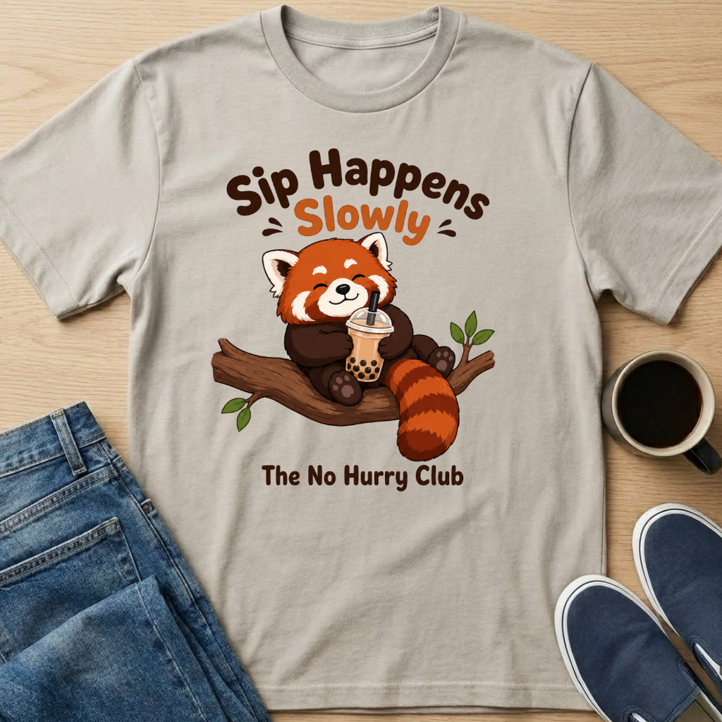 Sip Happens Slowly T-Shirt