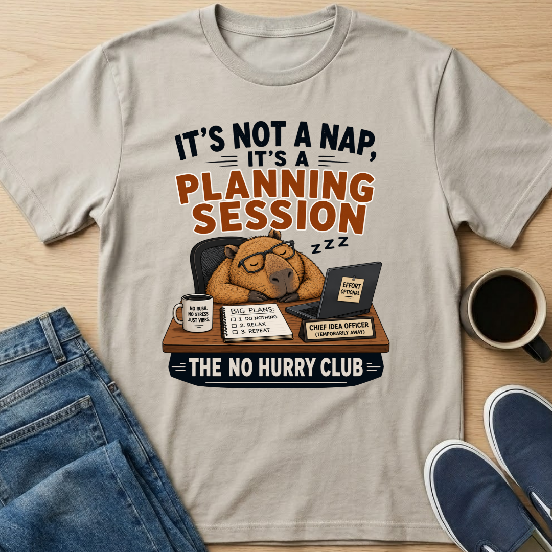 It's Not A Nap Capybara T-Shirt