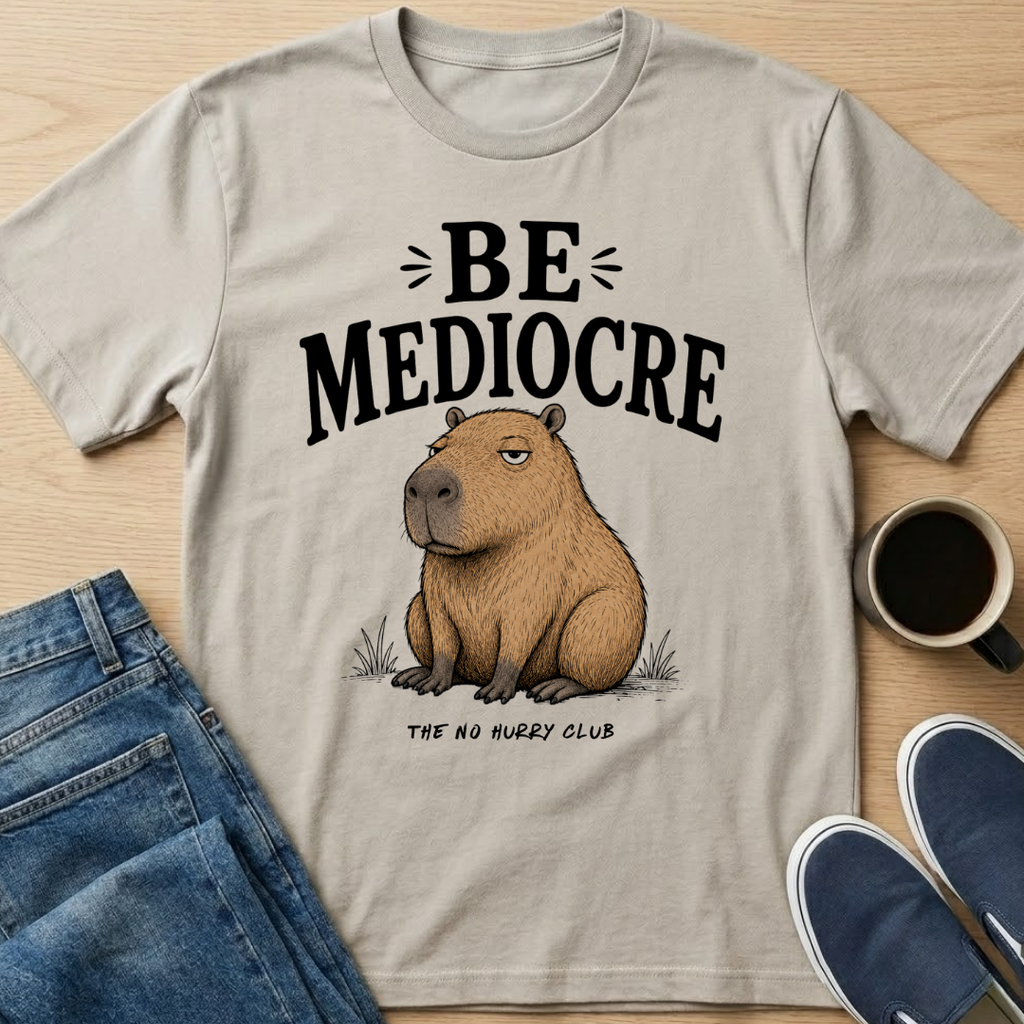 Be Mediocre Capybara T-Shirt