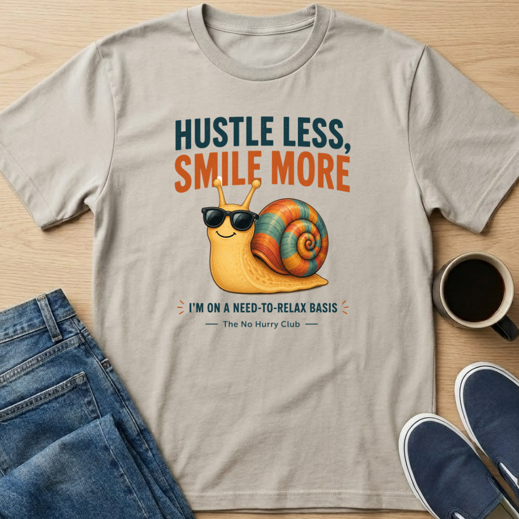 Hustle Less Snail T-Shirt