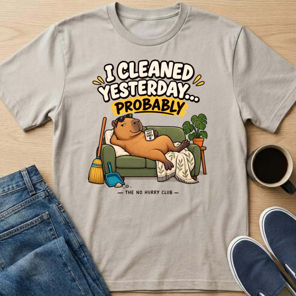 I Cleaned Yesterday T-Shirt