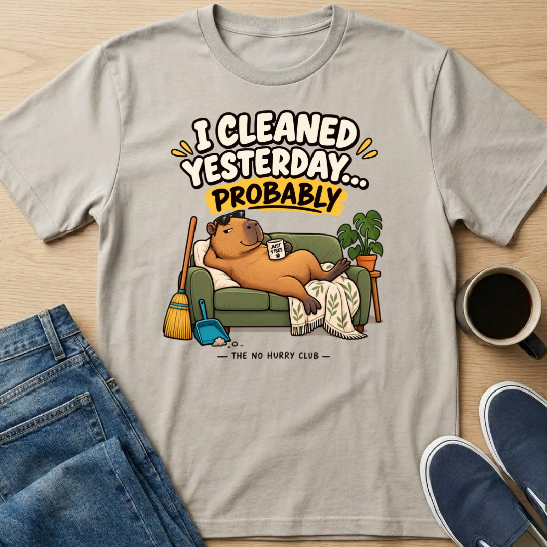 I Cleaned Yesterday T-Shirt