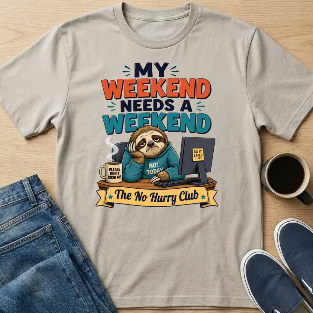 My Weekend Sloth T-Shirt