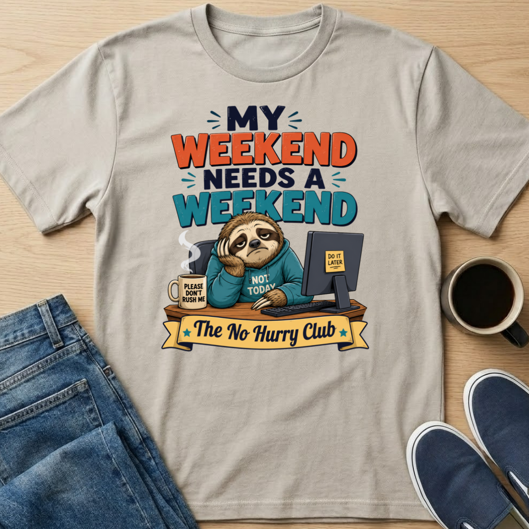 My Weekend Sloth T-Shirt