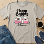 Happy Camper - Pink T-Shirt