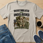 Overstimulated Sloth T-Shirt