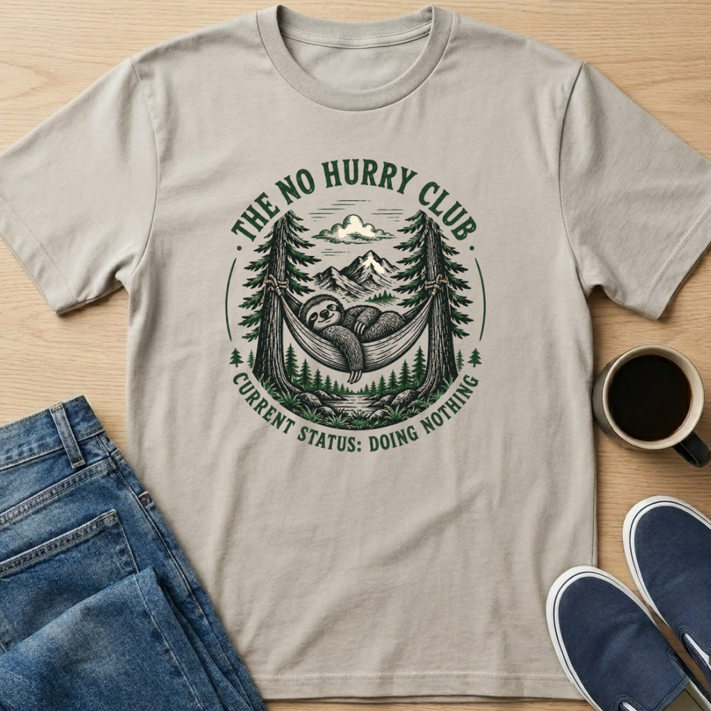 Doing Nothing Sloth T-Shirt