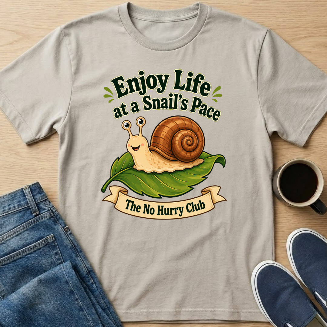 Enjoy Life Snail T-Shirt